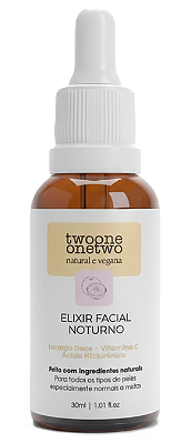 Twoone Onetwo Elixir Facial Noturno Peles Normais a Mistas 30ml