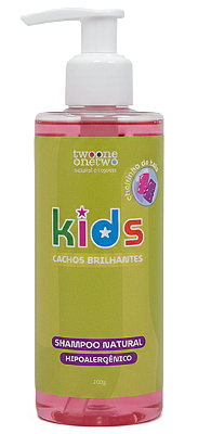 Twoone Onetwo Kids Shampoo Cachos Brilhantes 200g