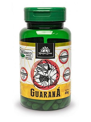 Kampo de Ervas Guaraná Orgânico (450mg) - 90 Cápsulas Veganas