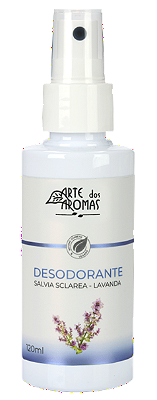 Arte dos Aromas Desodorante Natural Sálvia e Lavanda Spray 120ml