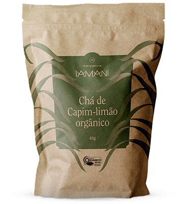 Iamaní Folhas de Capim Limão Orgânico Para Infusão 40g
