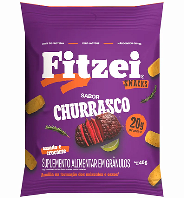 Vitafor Fitzei Snack Proteico - Sabor Churrasco 45g