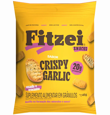 Vitafor Fitzei Snack Proteico - Sabor Crispy Garlic 45g