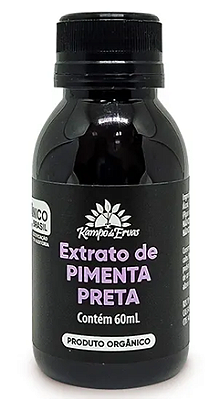 Kampo de Ervas Extrato de Pimenta Preta Orgânico 60ml