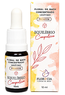 Flor & Cia Floral de Bach Concentrado Equilíbrio Compulsivo 10ml