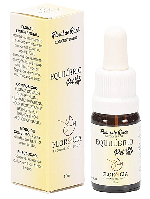 Flor & Cia Floral de Bach Concentrado Equilíbrio PET 10ml