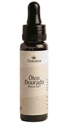 Livealoe Óleo Dourado Facial - Retinol-Like 10ml