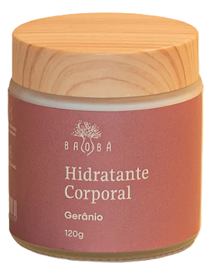 Baobá Hidratante Corporal Gerânio 120g
