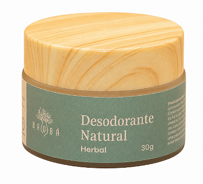 Baobá Desodorante Natural Cremoso Herbal