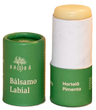 Baobá Bálsamo Labial Hortelã 15g