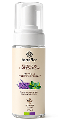 Terra Flor Espuma de Limpeza Facial com Pantenol 150ml