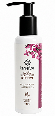 Terra Flor Loção Hidratante Corporal com Patchouli e Sândalo 120ml