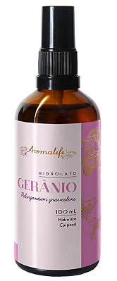 Aromalife Hidrolato de Gerânio 100ml