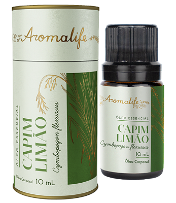 Aromalife Óleo Essencial de Capim Limão 10ml