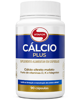 Vitafor Cálcio Plus em Cápsulas - 90 caps