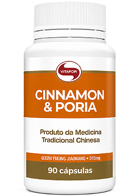 Vitafor Cinnamon & Poria (Guizhi Fuling Jiaonang) em Cápsulas Veganas - 90 caps