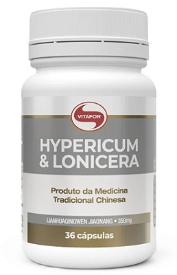 Vitafor Hypericum & Lonicera (Lianhuaqingwen Jiaonang) em Cápsulas Veganas - 36 caps