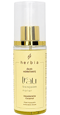 Herbia Óleo Hidratante Desodorante Corporal Trau Benjoim Natur 140ml