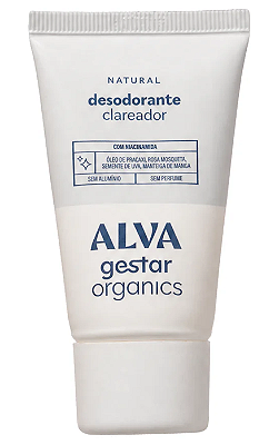 Alva + Gestar Desodorante Natural em Creme Clareador 50ml