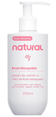 Suavetex Natural Loção Hidratante Corporal Rosa Mosqueta 200ml