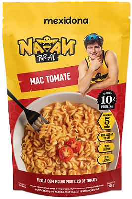 Mexidona Natan Por Aí Mac Tomate - Fusili com Molho Proteico de Tomate 75g