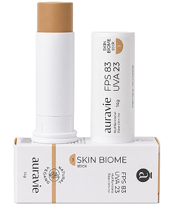 Auravie Skin Biome Stick - Base Cor #3 FPS 83 - 14g