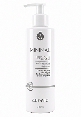 Auravie Minimal Hidratante Corporal c/ Cavalinha, Centelha e Chá Verde 300ml