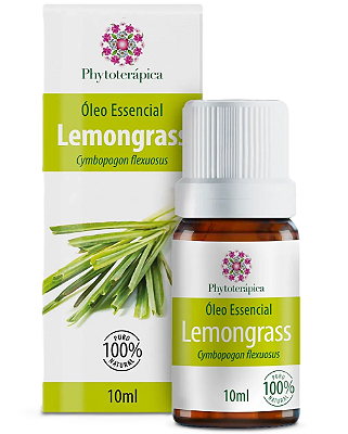 Phytoterápica Óleo Essencial de Lemongrass / Capim Limão 10ml