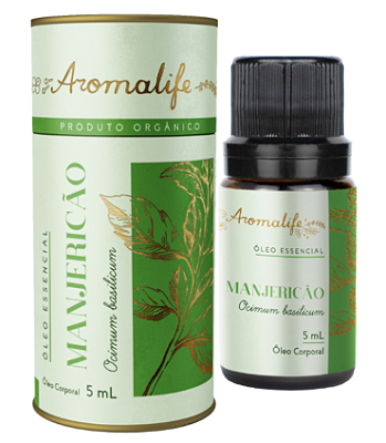 Aromalife Óleo Essencial de Manjericão Orgânico 5ml