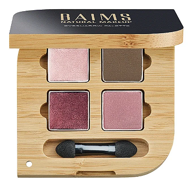 Baims Sombra Mineral / Eyeshadow - Quad Palette 04 Rose Mood 5g