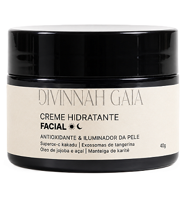 Divinnah Gaia Creme Hidratante Facial com Exossomas e Kakadu 40g