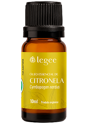 Legee Óleo Essencial de Citronela Orgânico 10ml