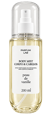 Parfum Lab Body Mist Corpo & Cabelo - Peau de Vanille 200ml
