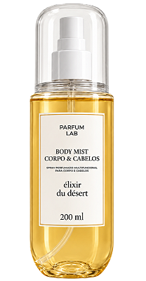 Parfum Lab Body Mist Corpo & Cabelo - Elixir du Desert 200ml