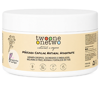 Twoone Onetwo Máscara Capilar Hidratante Cachos Terapia 200g