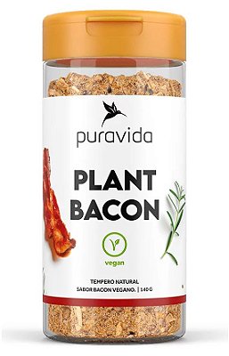 Puravida Plant Bacon - Tempero Natural Sabor Bacon Vegano 140g