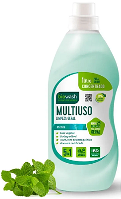 Biowash Multiuso Concentrado Natural Menta 1L