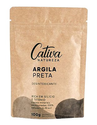 Cativa Natureza Argila Preta 100g