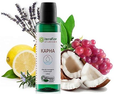 Terra Flor Ayurveda Óleo Corporal e para Massagem Kapha Orgânico 120ml