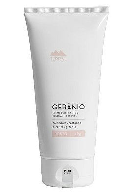 Terral Natural Creme Facial Purificante Gerânio 45g