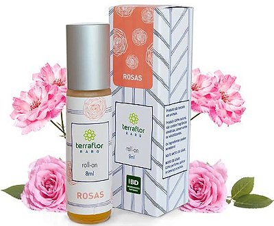 Terra Flor Roll-on Rosas - Perfume Natural 8ml