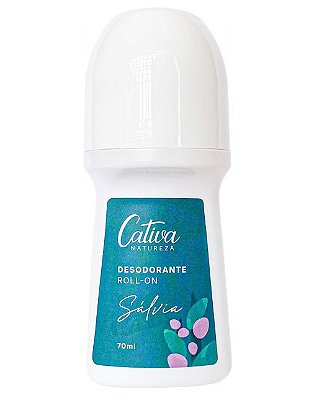 Cativa Natureza Desodorante de Sálvia Roll-on 70ml