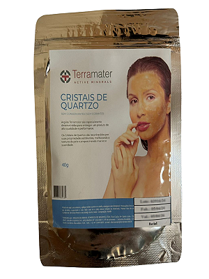 Terramater Cristais de Quartzo Esfoliantes 40g