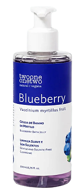 Twoone Onetwo Geleia de Banho Rosto e Corpo Blueberry 200ml