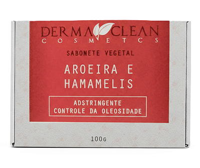 Derma Clean Sabonete Vegetal Aroeira e Hamamélis 100g