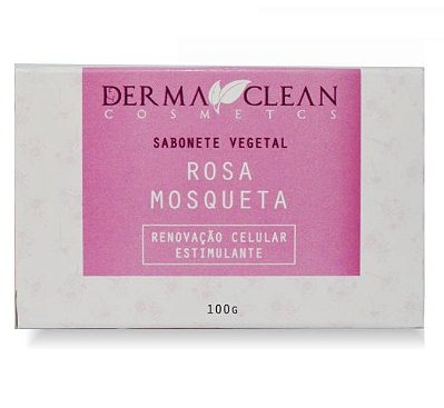 Derma Clean Sabonete Vegetal Rosa Mosqueta 100g