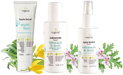 Kit 3 Água Termal WNF: Lavanda, Gerânio e Alecrim 60ml - Para Hidratação do  corpo, face e cabelos