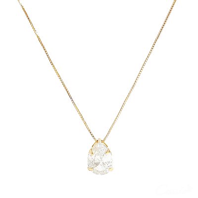 Colar Gota Zircônia