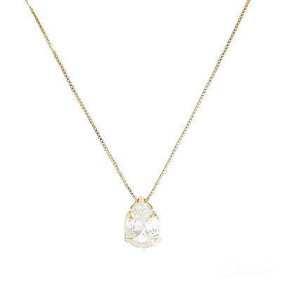 Colar Gota Zircônia