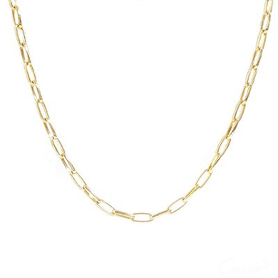 Colar Elos Abaulado Fino